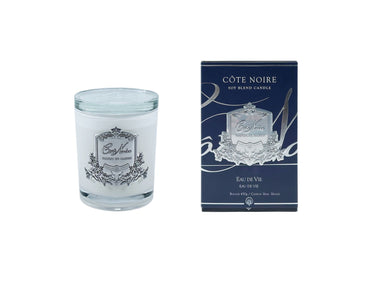*CLEARANCE* White Vessel Candle 450gr - Eau de Vie - Silver Badge